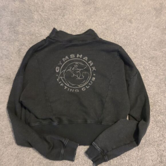 Gymshark black Mock Neck Sweatshirt size L - Picture 3 of 6